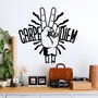 Wallity Carpe Diem 2 Escultura de Pared Negra